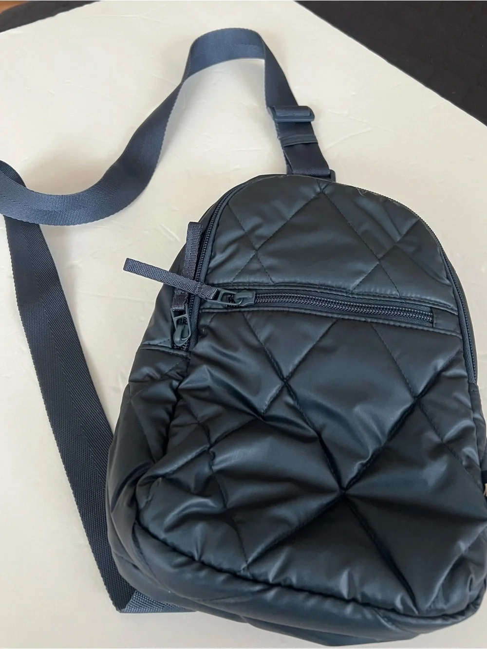 Vera Bradley Sling Backpack Nylon Navy